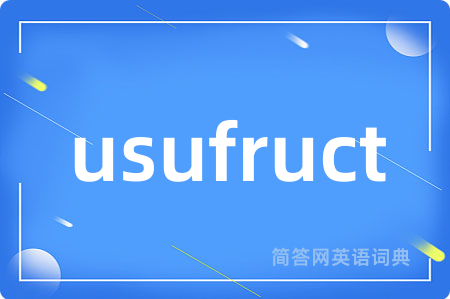 usufruct