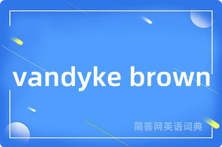 vandyke brown