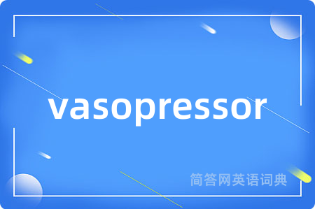 vasopressor