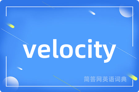 velocity