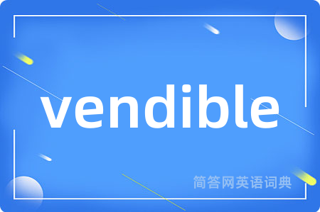 vendible