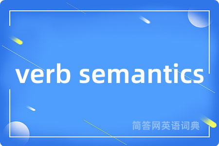 verb semantics