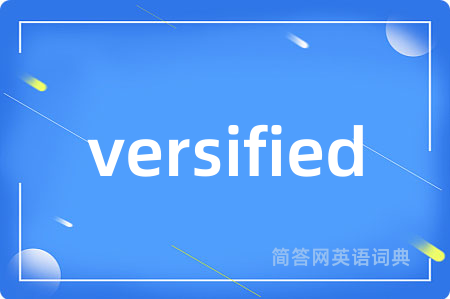 versified