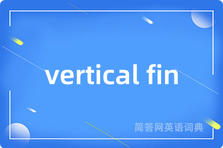 vertical fin