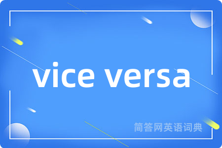 vice versa