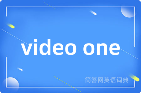 video one