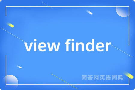 view finder