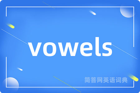 vowels