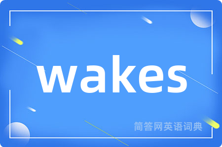 wakes是什么意思,wakes的中文翻译 wakes