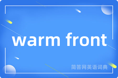 warm front
