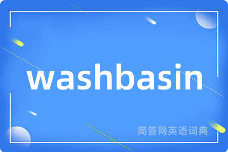 washbasin