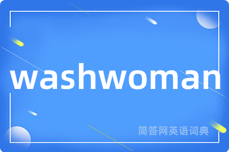 washwoman