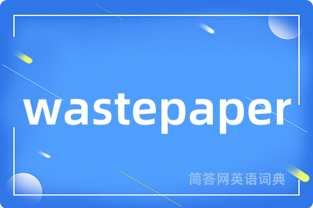 wastepaper