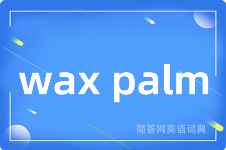 wax palm