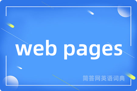 web pages