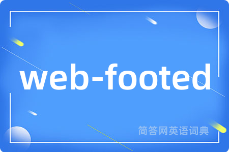 web-footed