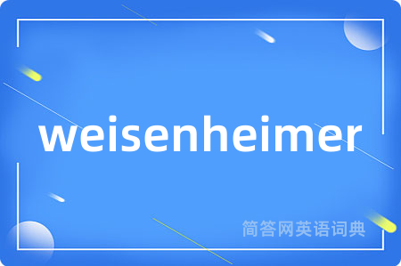 weisenheimer