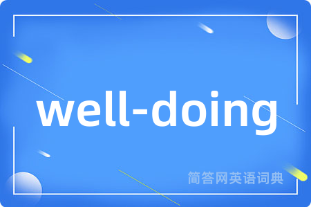 well-doing