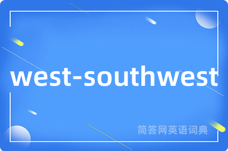 west-southwest