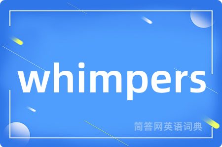 whimpers