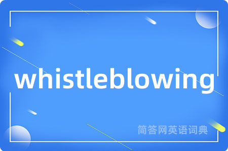 whistleblowing