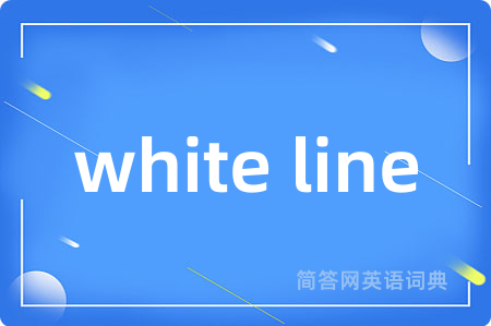 white line