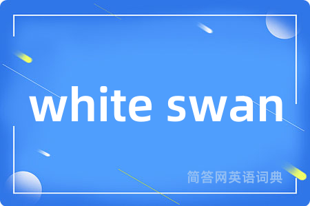 white swan
