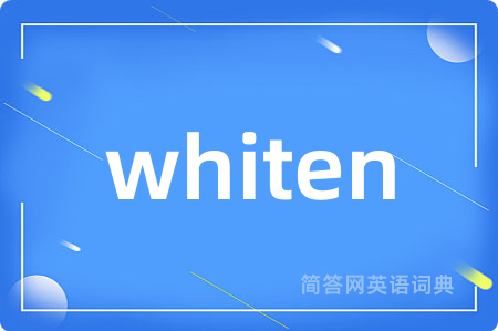 whiten