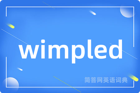 wimpled