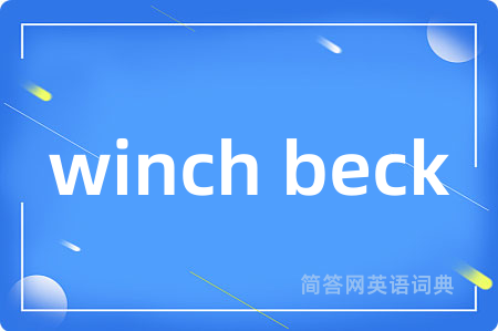 winch beck
