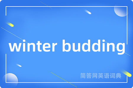 winter budding