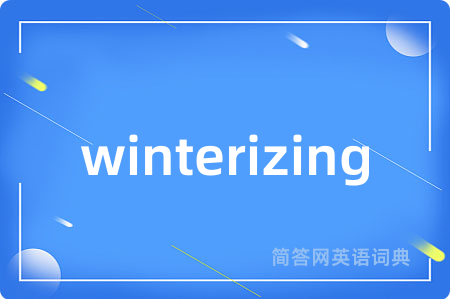 winterizing