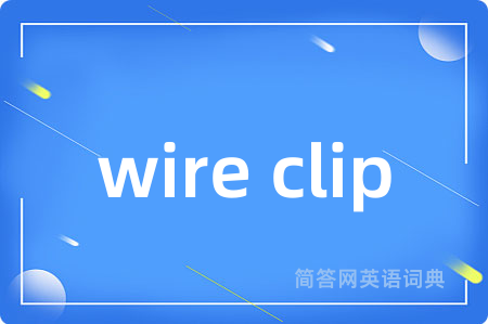 wire clip