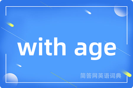 with age