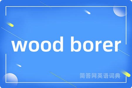wood borer