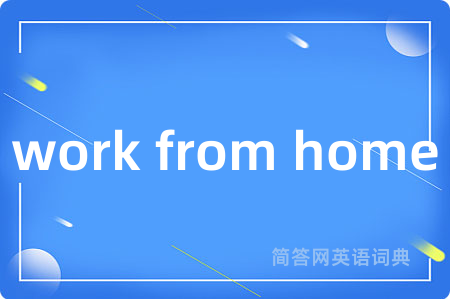 work from home