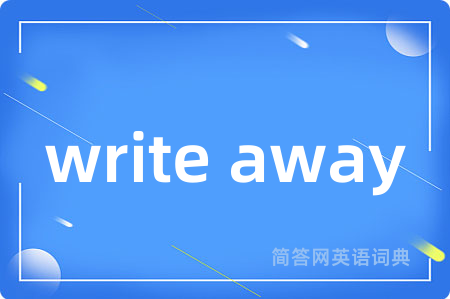 write away