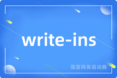write-ins