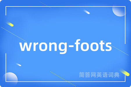 wrong-foots