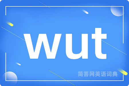 wut是什么意思,wut的中文翻译 wut