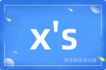 x's
