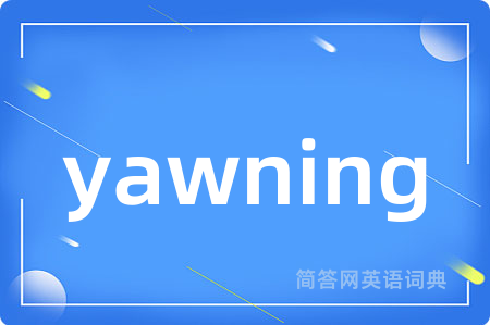 yawning