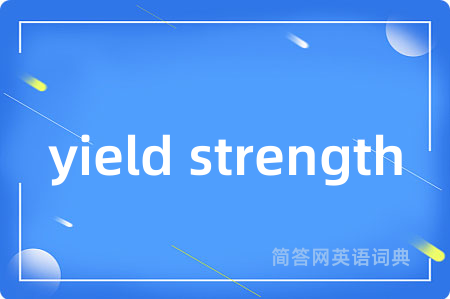 yield strength