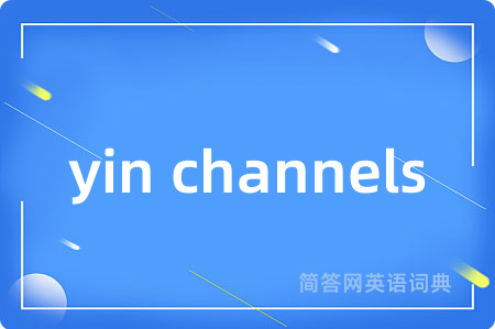 yin channels
