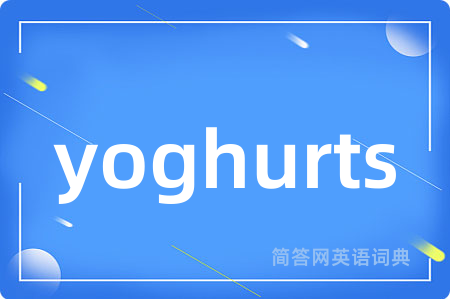 yoghurts