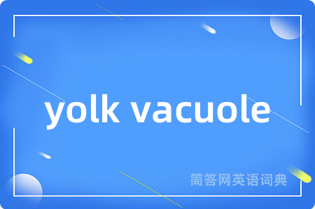 yolk vacuole