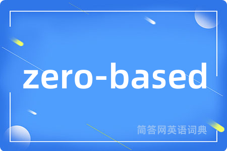 zero-based