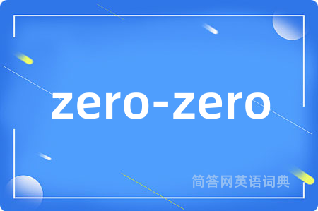 zero-zero