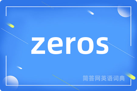 zeros