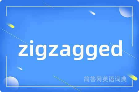 zigzagged